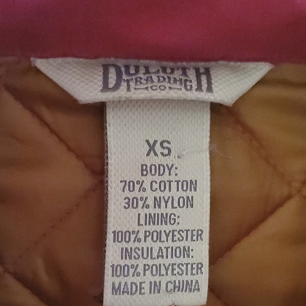 Duluth Trading Co Women's Quilted Utility Barn Jacket - Deep Pink - Picture 11 of 16